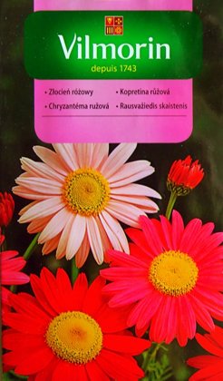 Sārtās pīpenes (Šarlaksarkanā krizantēma) MIX 500 mg Vilmorin