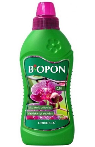 Šķidrais mēslojums  ORHIDEJĀM 0.5 l  BOPON (Biopon)