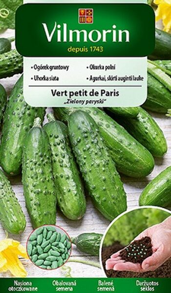 Gurķi Vert Petit De Paris "Zielony Paryski"   50 gab Vilmorin