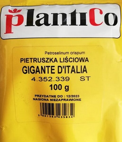 Lapu pētersīļi GIGANTE D’ITALIA 100 g PlantiCo
