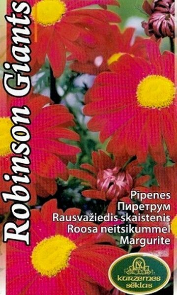 Sārtās pīpenes ROBINSON GIANTS 200 mg Kurzemes Sēklas