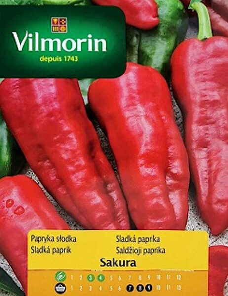 Paprika saldā SAKURA 500 mg Vilmorin