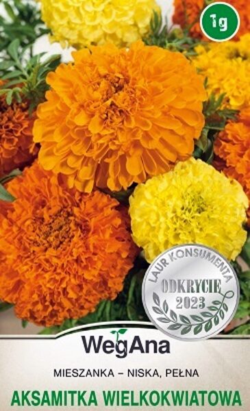 Samtenes zemās lielziedu MIX 1 g WegAna