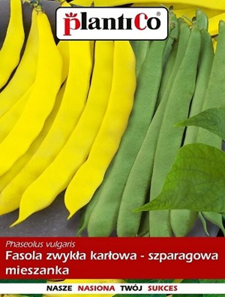 Sparģeļpupiņas zemās šķirņu un krāsu maisījums 30 g Plantico