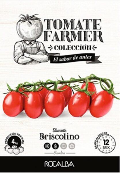 Tomāti Farmer BRISCOLINO ROCALBA 8-10 sēklas ROCALBA