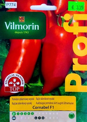 Tomāti CORNABEL F1 15 gab ( P) Vilmorin 