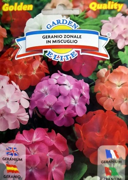 Zonālā pelargonija MIX 0.15 g Galassi Sementi